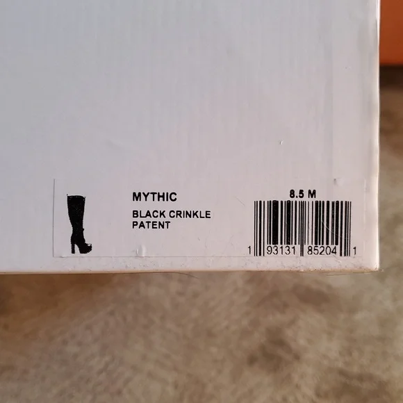 Jeffrey Campbell Mythic Patent Knee High Boots - Picture 8 of 8